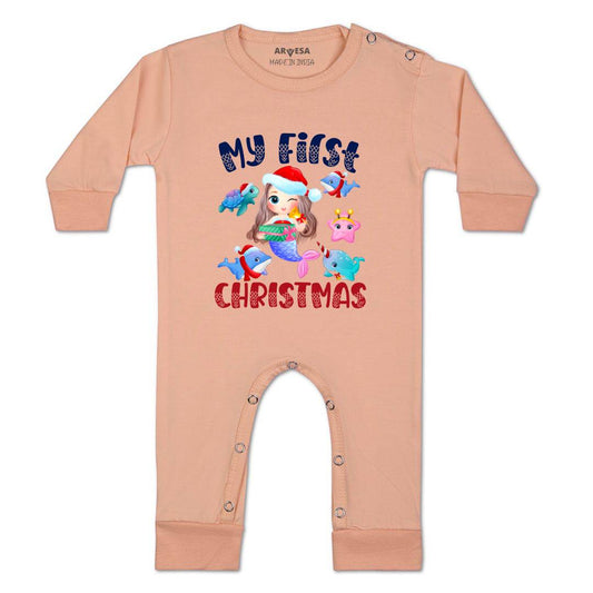 Arvesa Design-1272 Christmas My First Baby Boy and Baby Girl Dress .