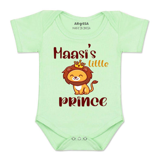 Arvesa Maasi Little Prince Design-967 White 0-3 Months Jumpsuit for Baby Boy & Girl dress .